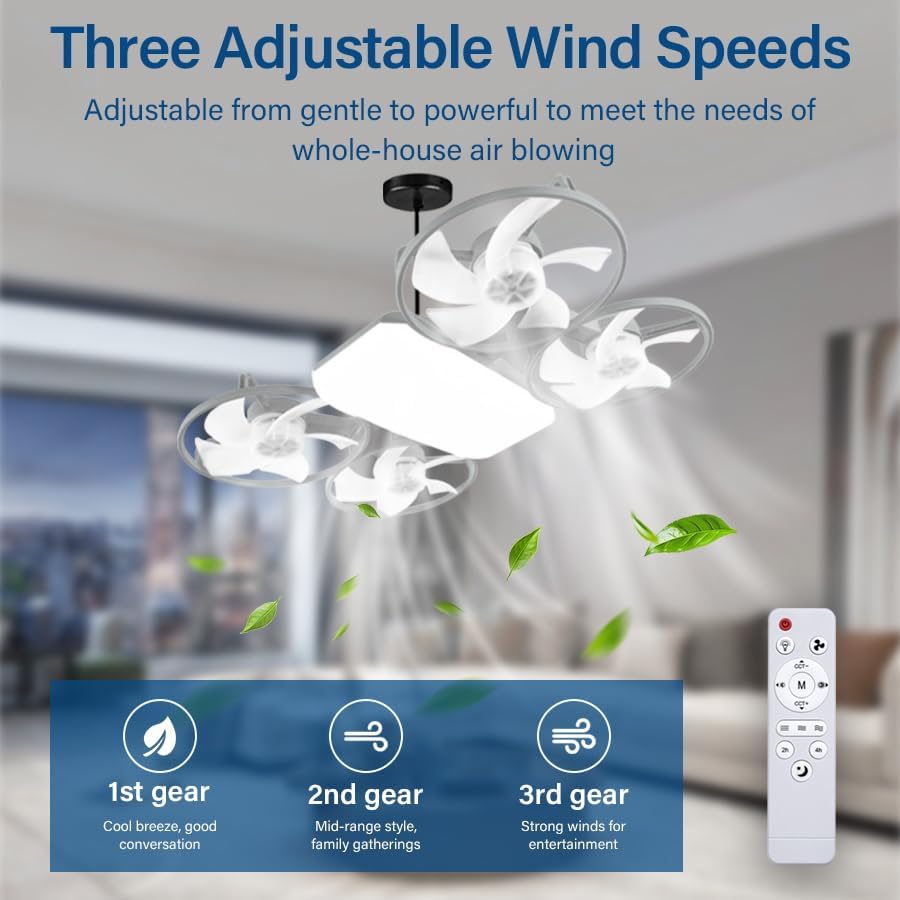 Drone LED Light Ceiling Fan