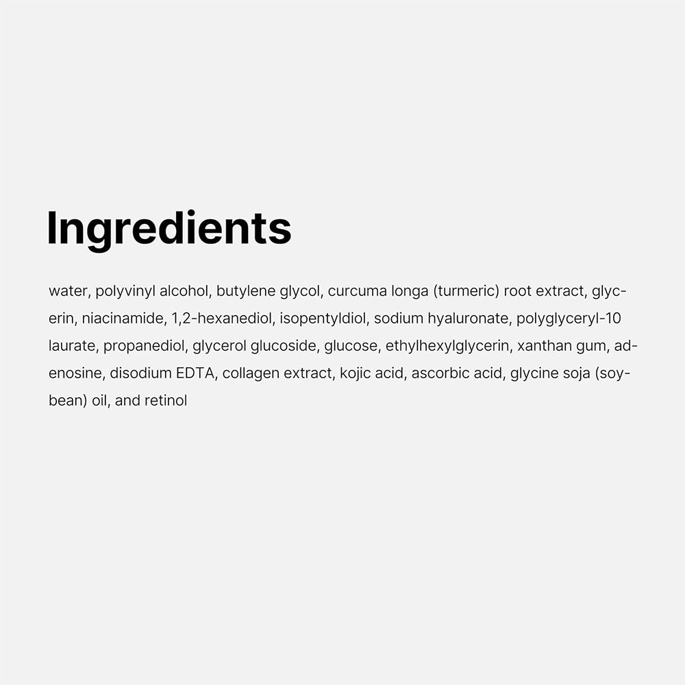 Medicube mask with kojic acid and turmeric 75 ml