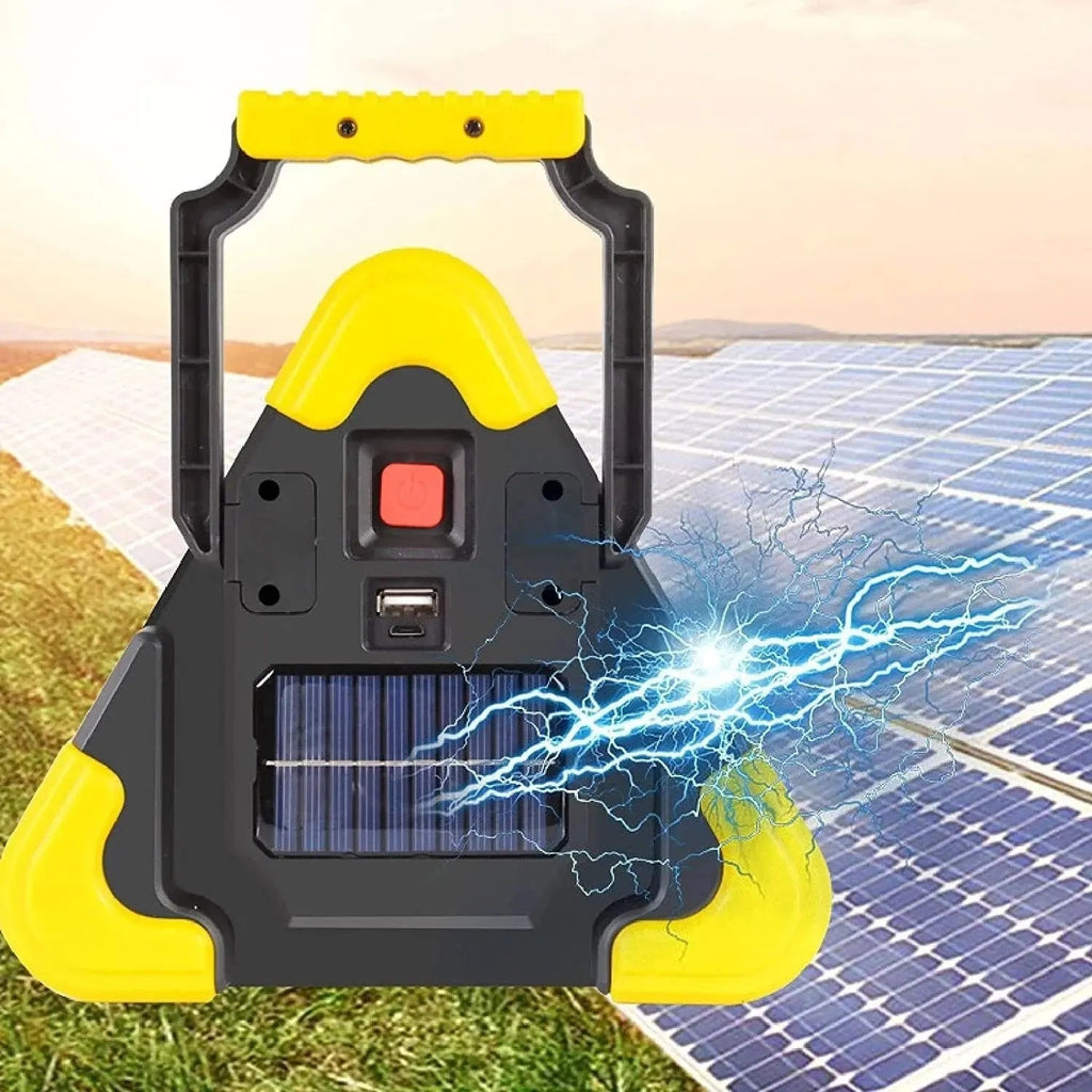 3-in-1 Triangular Solar Signal Light for Vehicles