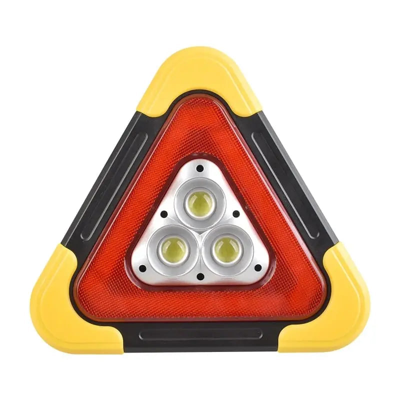 3-in-1 Triangular Solar Signal Light for Vehicles