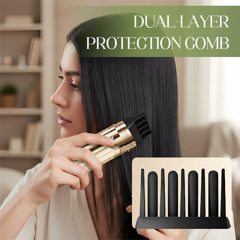 Practical 2-in-1 coloring comb for grey hair