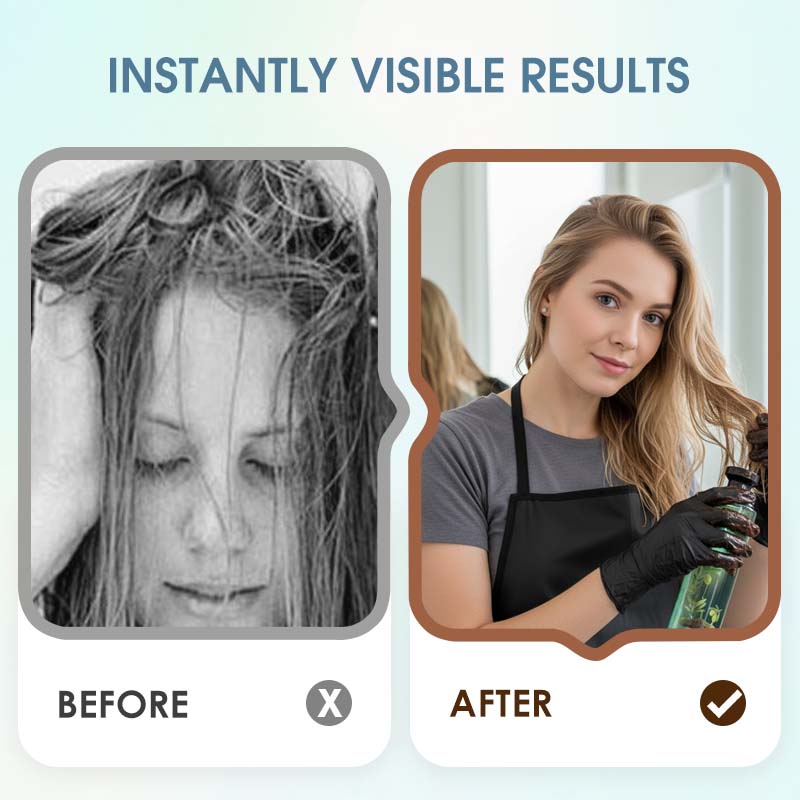 Long-lasting hair color with essential oils