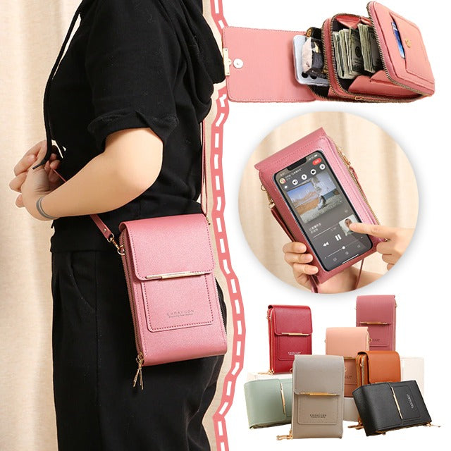 Trendy handbag with anti-theft protection