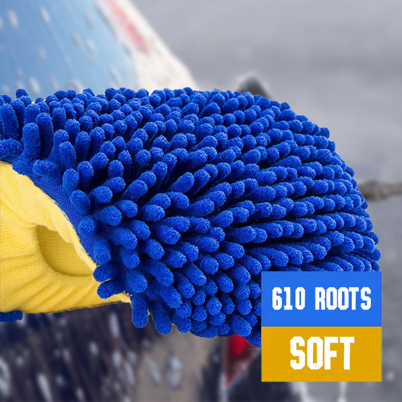Telescopic car wash brush made of aluminum alloy