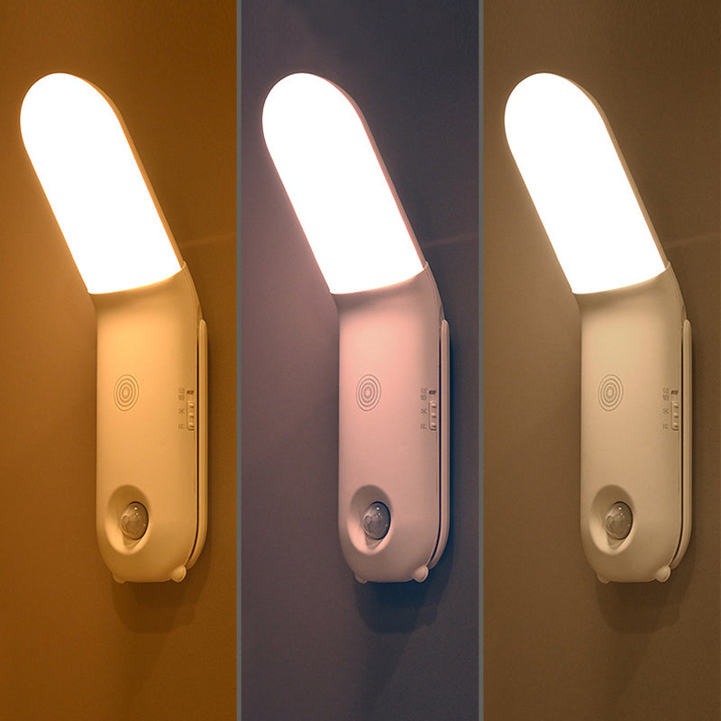 Adjustable LED night light with magnetic base
