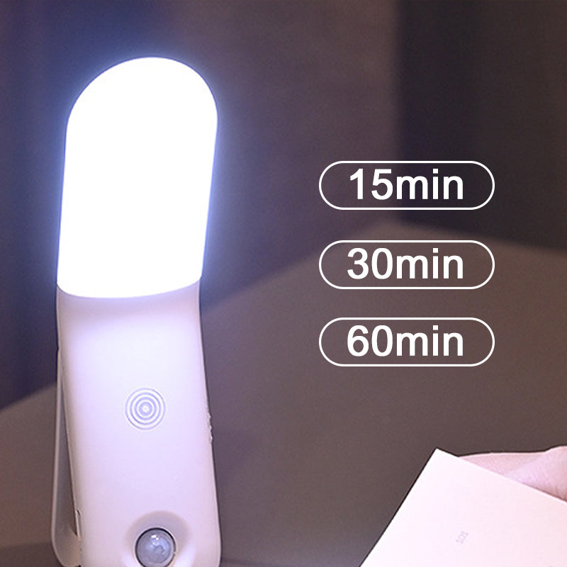 Adjustable LED night light with magnetic base