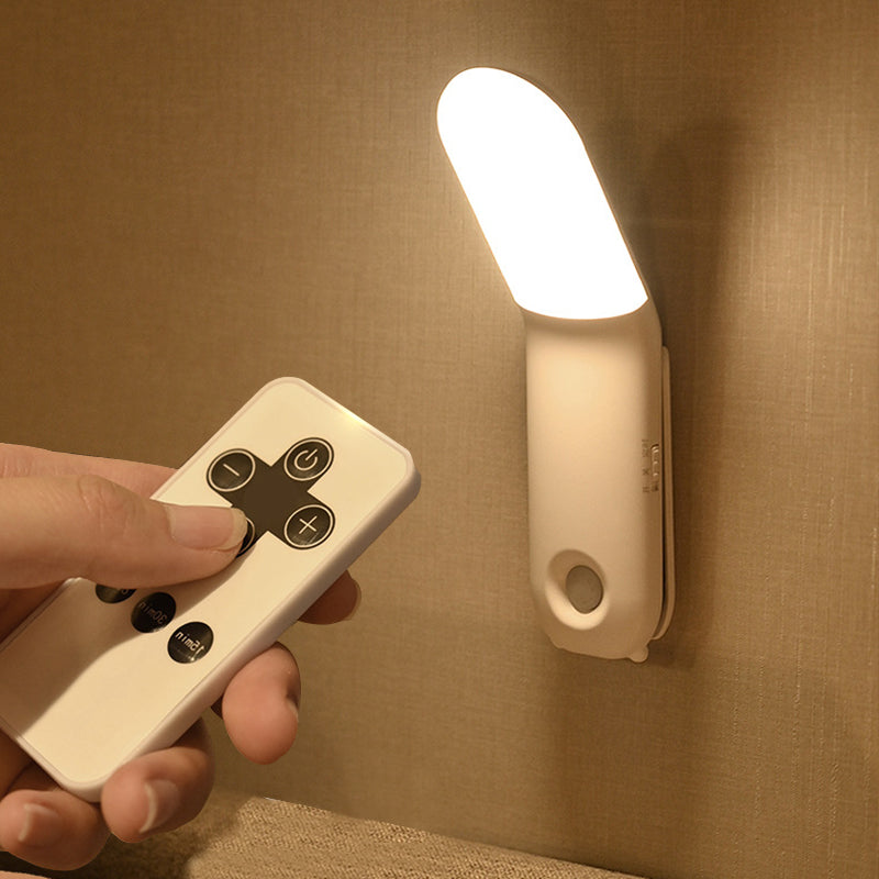 Adjustable LED night light with magnetic base