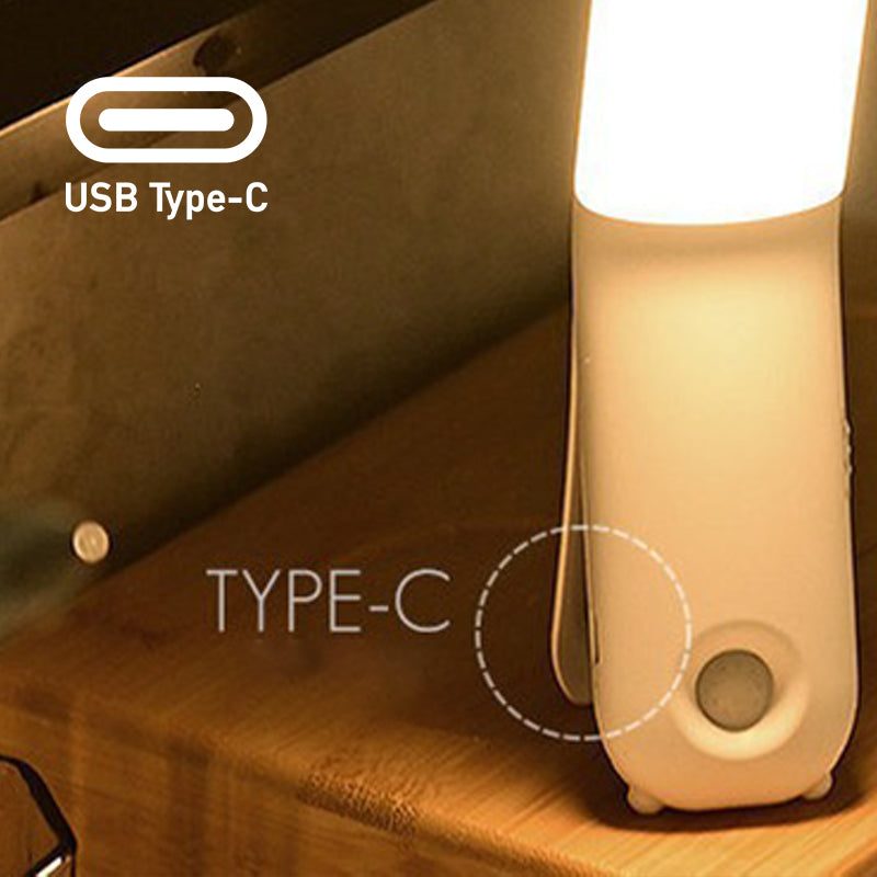 Adjustable LED night light with magnetic base
