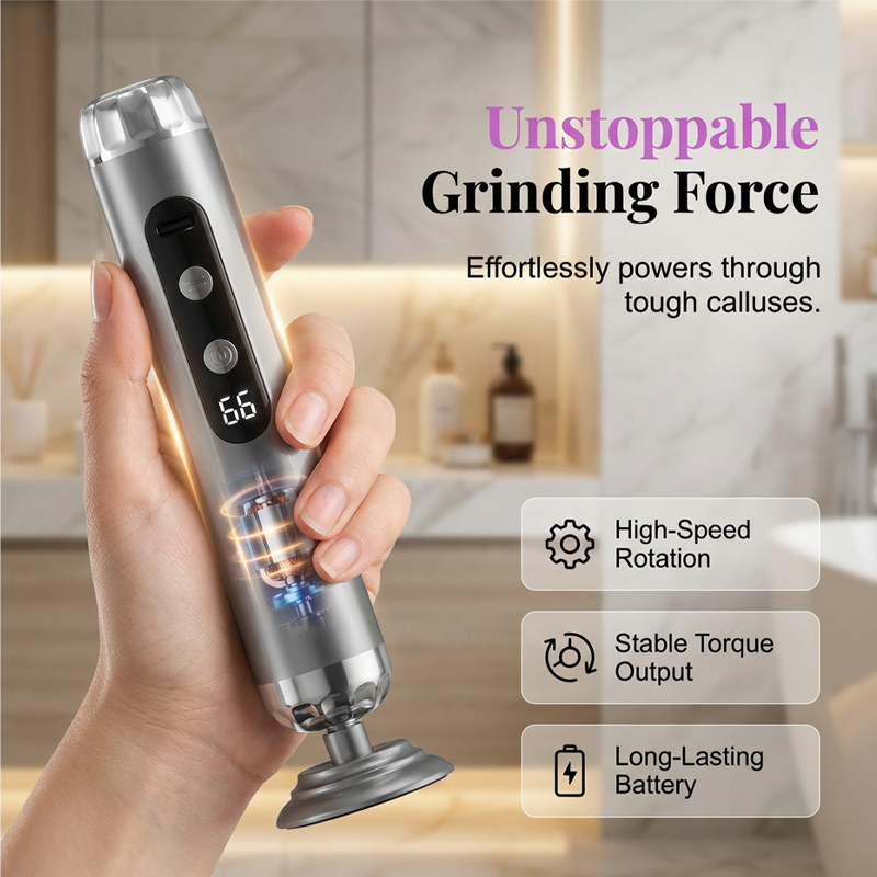 Multifunctional electric foot file